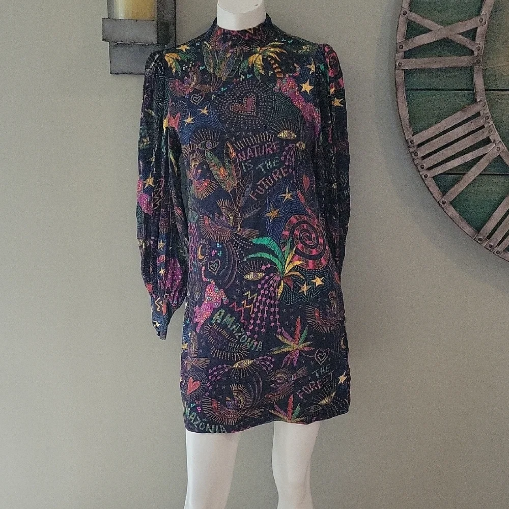 Farm Rio Amazonia Mini Dress - Picture 2 of 16